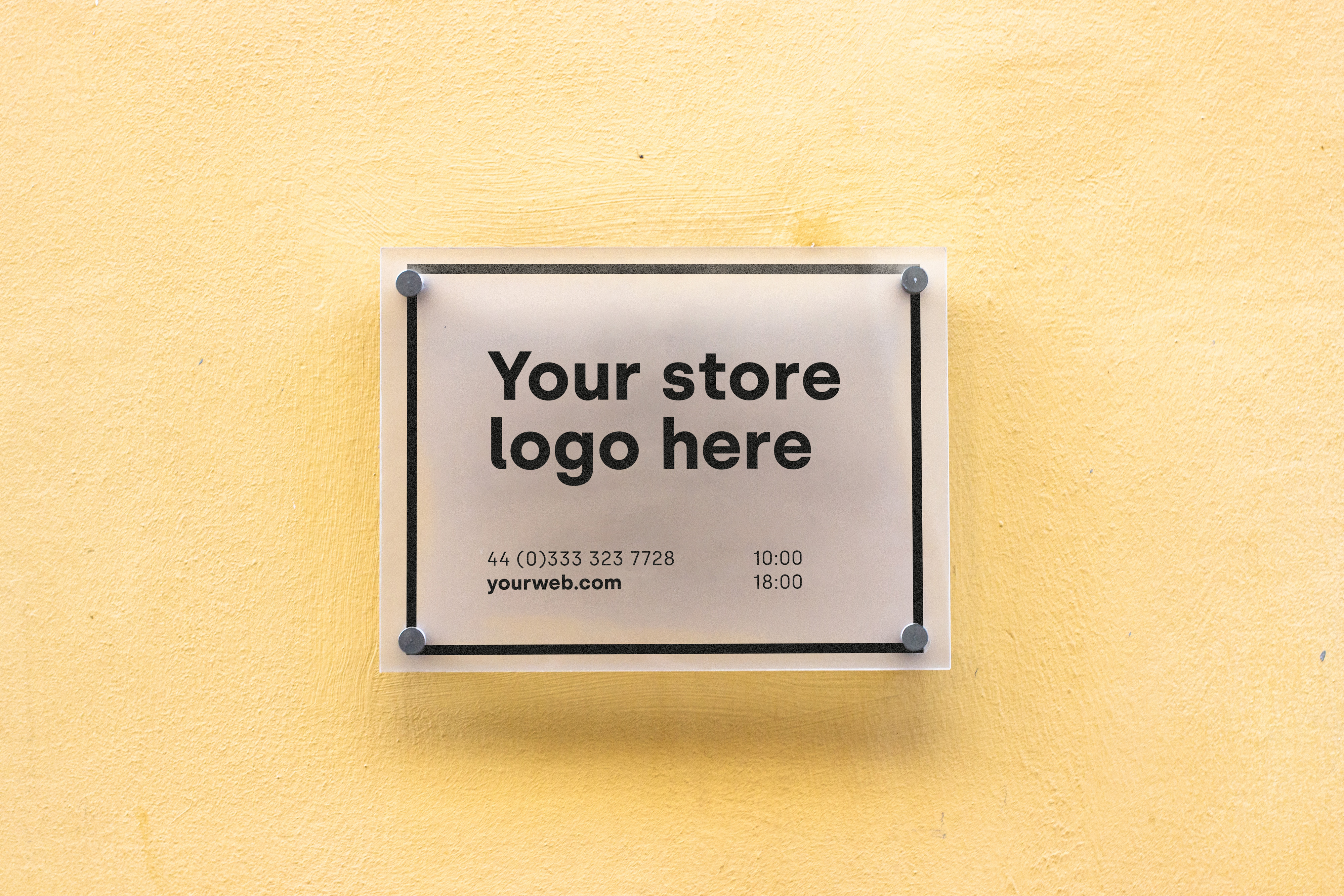 acrylic signage